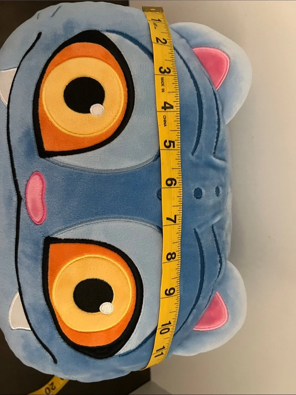 Netflix Blue Cat Plush Pair with Yellow Eyes